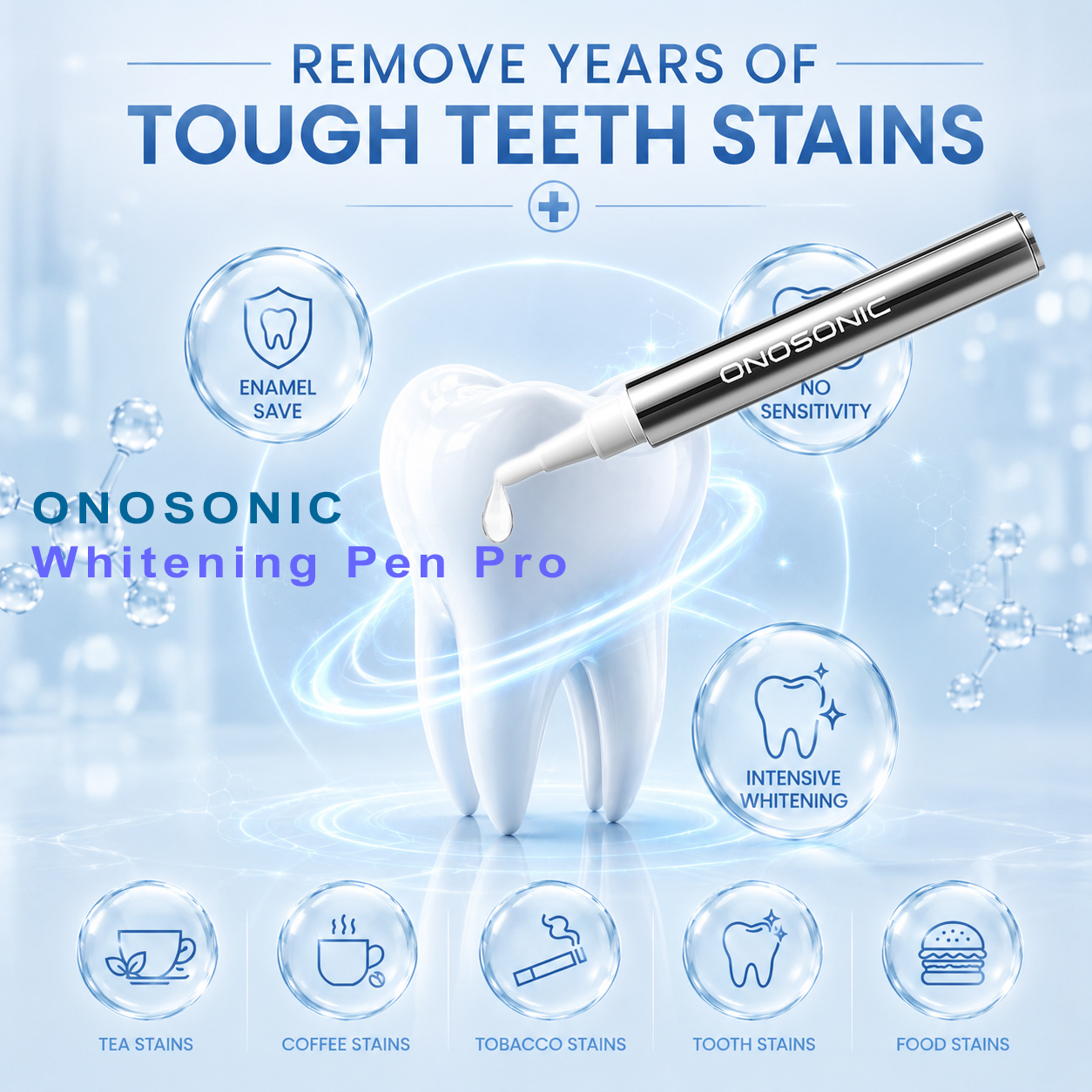 How to Remove Coffee Stains from Teeth at Home – Easy Whitening Tips for a Brighter Smile A close-up of a person smiling with bright, stain-free teeth while holding a cup of coffee. The image represents effective at-home solutions for removing coffee stains, including whitening toothpaste, whitening gel pens, and proper oral hygiene. It highlights the journey from coffee-stained teeth to a cleaner, whiter smile using safe and convenient whitening methods.