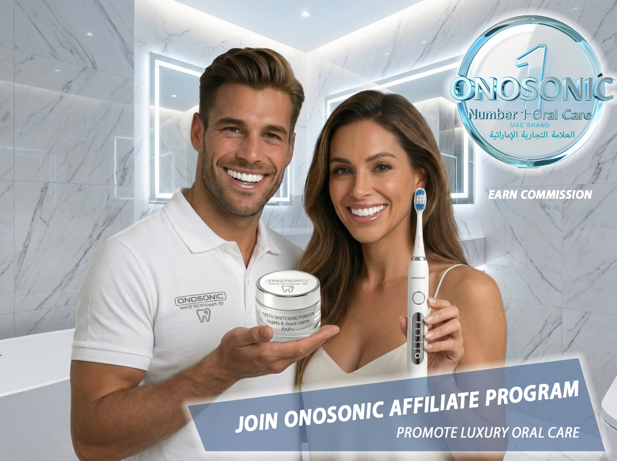 ONOSONIC WHITE TEETH Expert DX-1 twin engine sonic electric toothbrush designed for deep plaque removal and gum-safe cleaning in Dubai