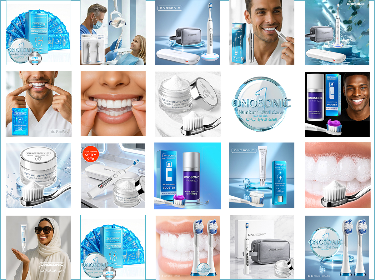 Discover advanced teeth whitening in Abu Dhabi with ONOSONIC products designed to help reduce stains from coffee, tea, and daily habits while supporting a brighter, cleaner smile at home.