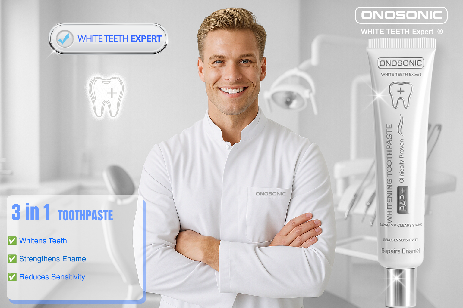 ONOSONIC WHITENING TOOTHPASTE 