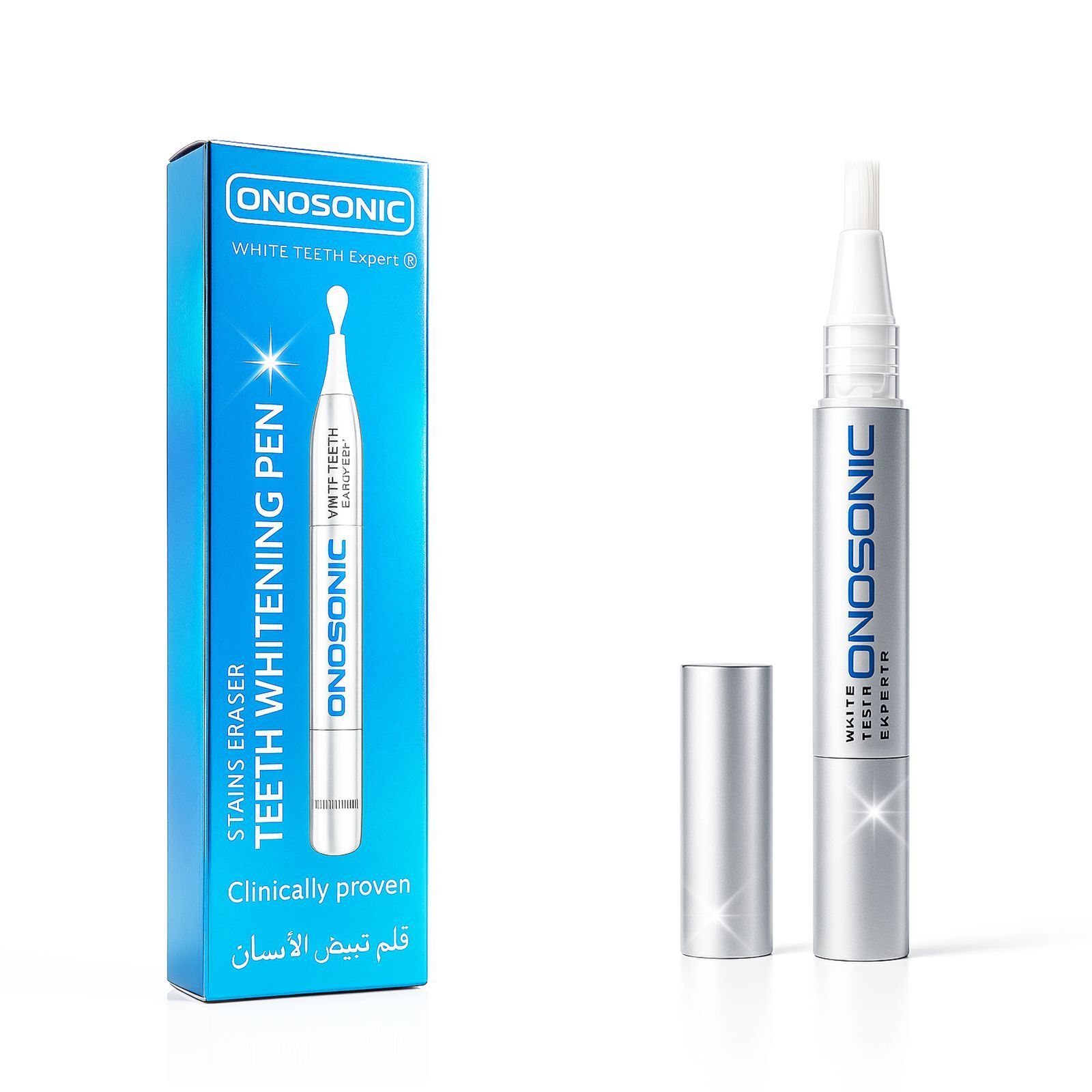 ONOSONIC WHITE TEETH Expert® Whitening Gel Pen Pro – Dubai’s peroxide-based whitening pen, designed for gentle stain removal and comfortable use